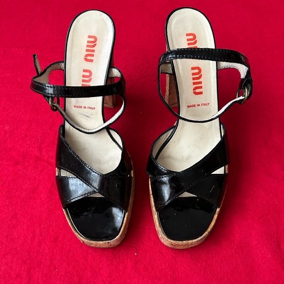 Miu Miu Shoes - Miu Miu Leather Heels (8.5)